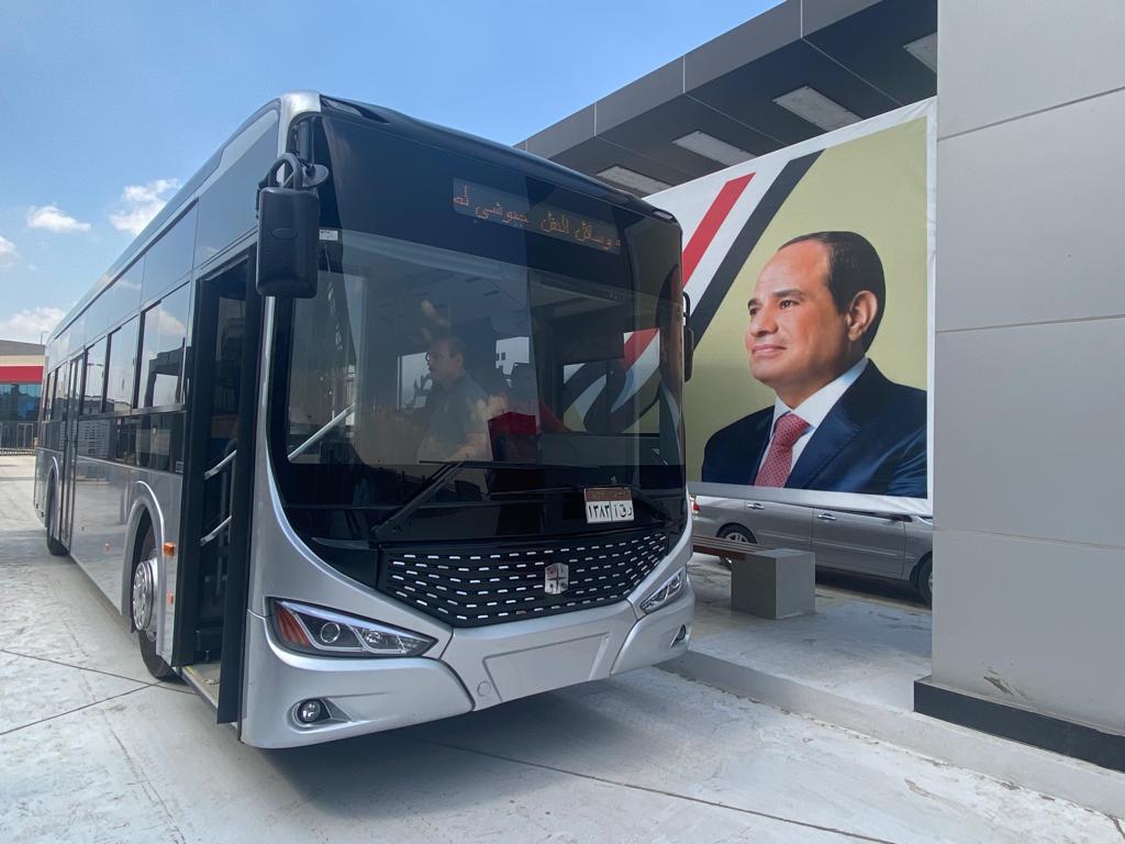 The Arab Organization for Industrialization launches the first locally-made electric bus