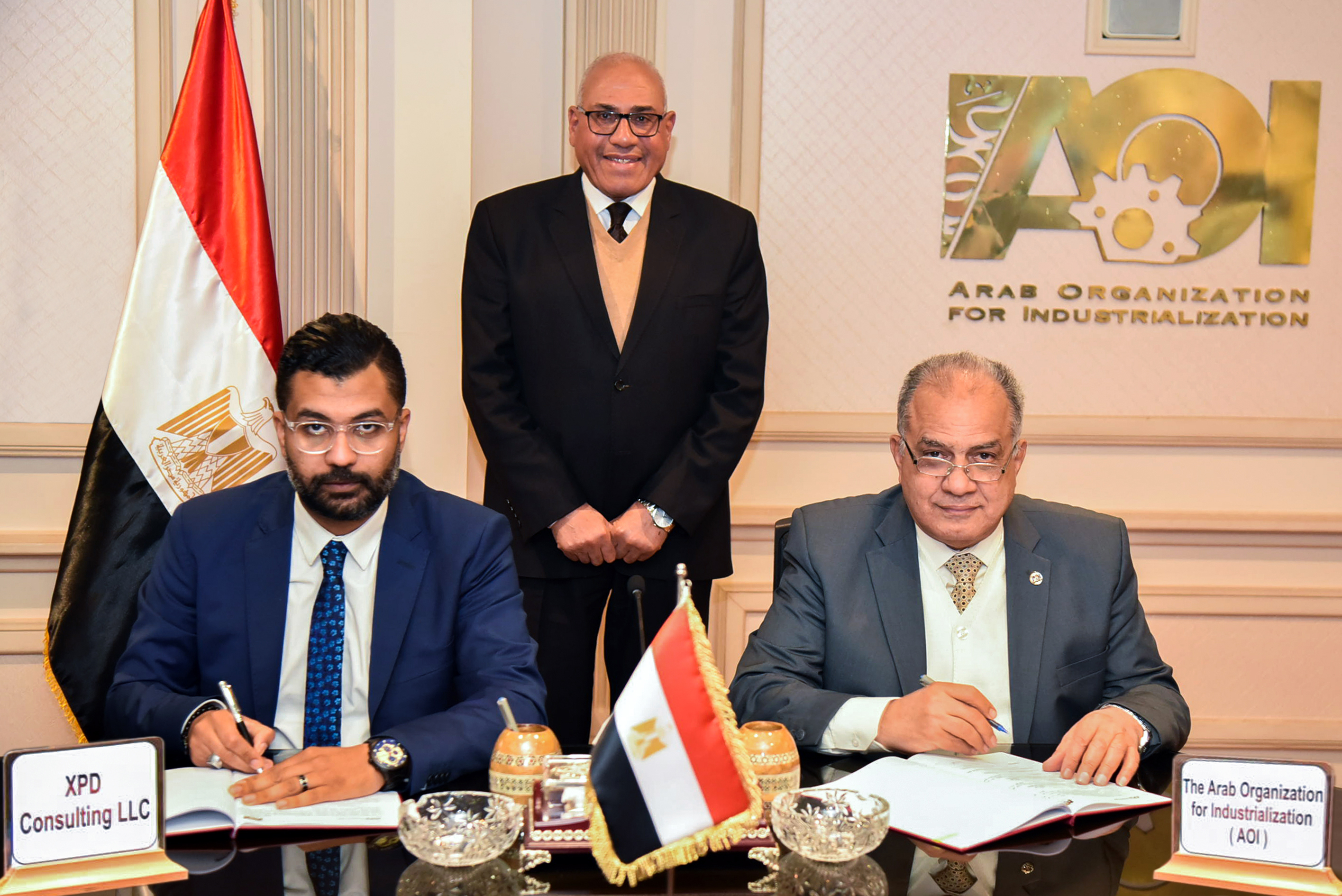 Cooperation of the A.O.I  with XPD Consulting Services To localize the technology of manufacturing energy storage units Under the slogan Made in Egypt