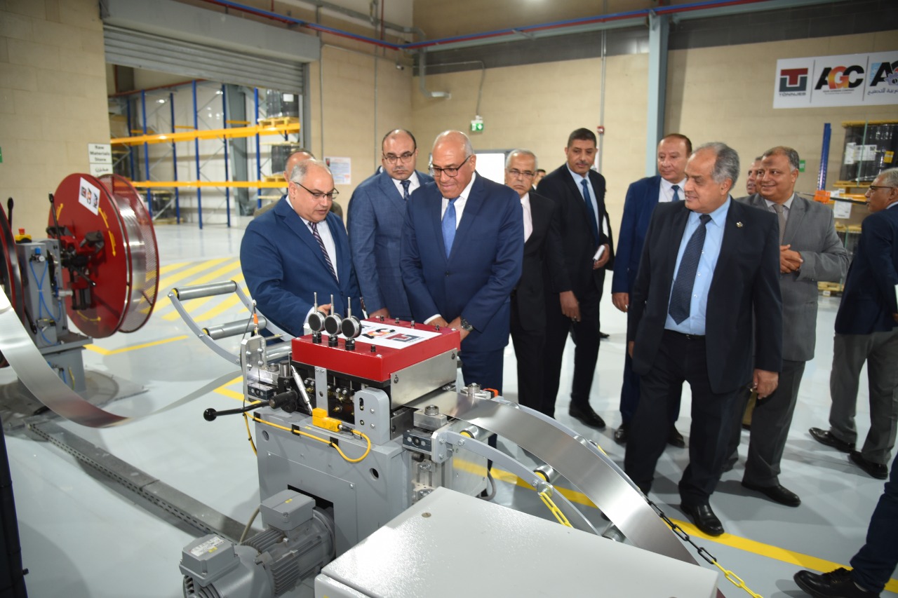 The Chairman  of the Arab Organization for Industrialization inspects the companies and factories of the organization