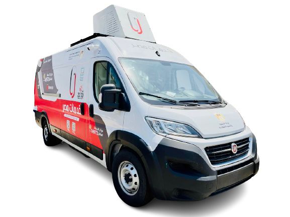 المركز التكنولوجي المتنقل على سيارة FORD TRANSIT