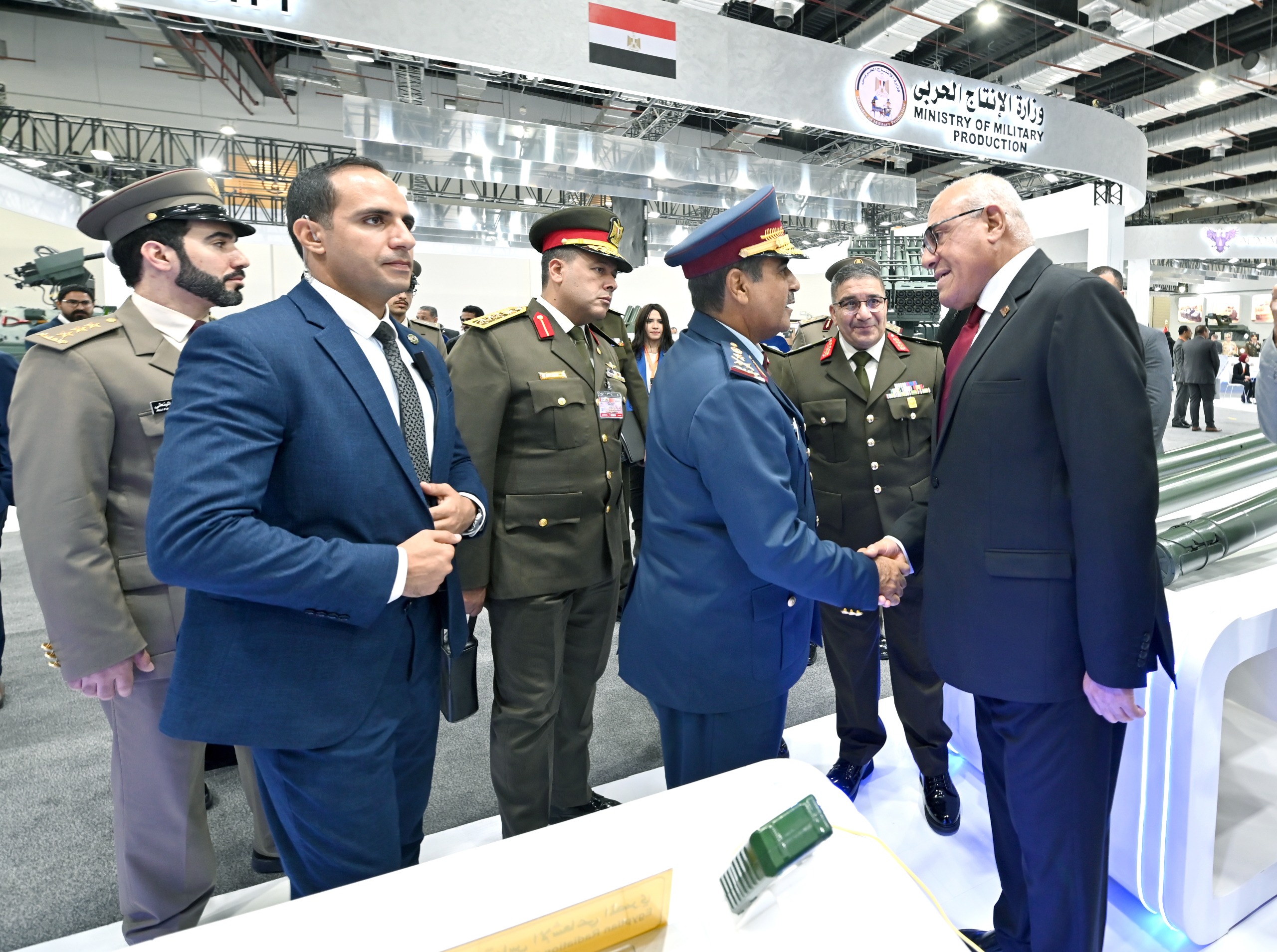 رئيس الهيئة العربية للتصنيع يؤكد خلال فعاليات معرض إيدكس 2023 علي تعزيز التعاون والتوسع فى الشراكات في الصناعات الدفاعية
