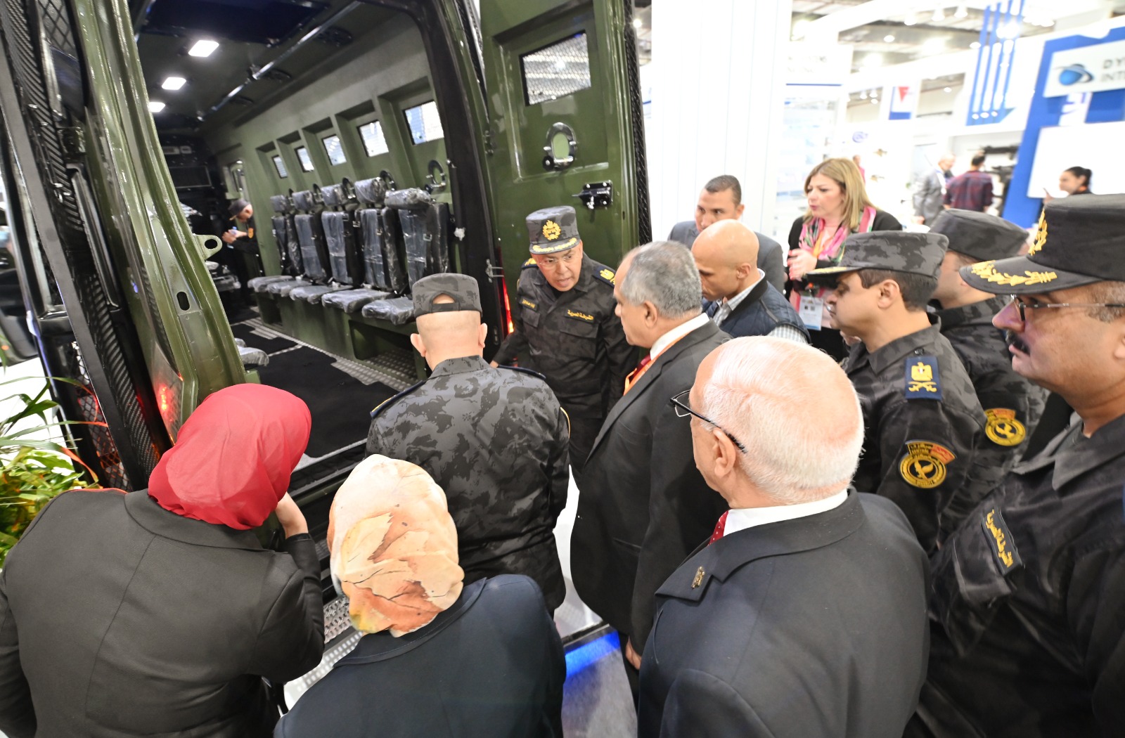 The Assistant Minister of the Interior for the Central Security Sector praised the armored riot control vehicles Produced by the Kader Factory of the AOI