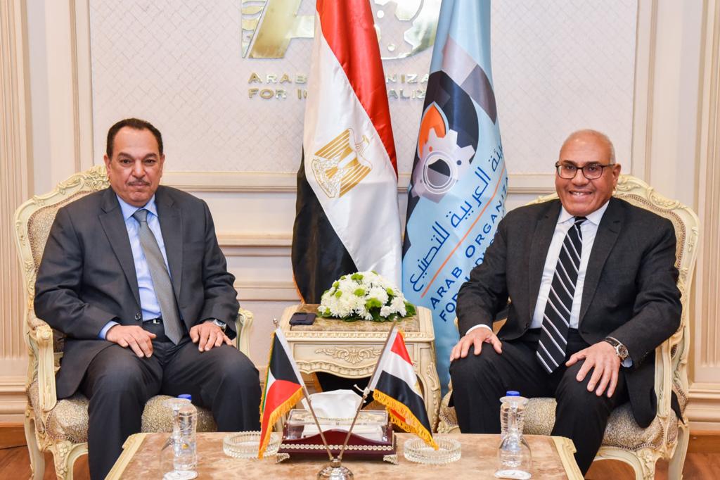 The AOI strengthens bridges of Egyptian-Kuwaiti cooperation And joint discussions with a delegation from the Public Authority for Kuwaiti Industries