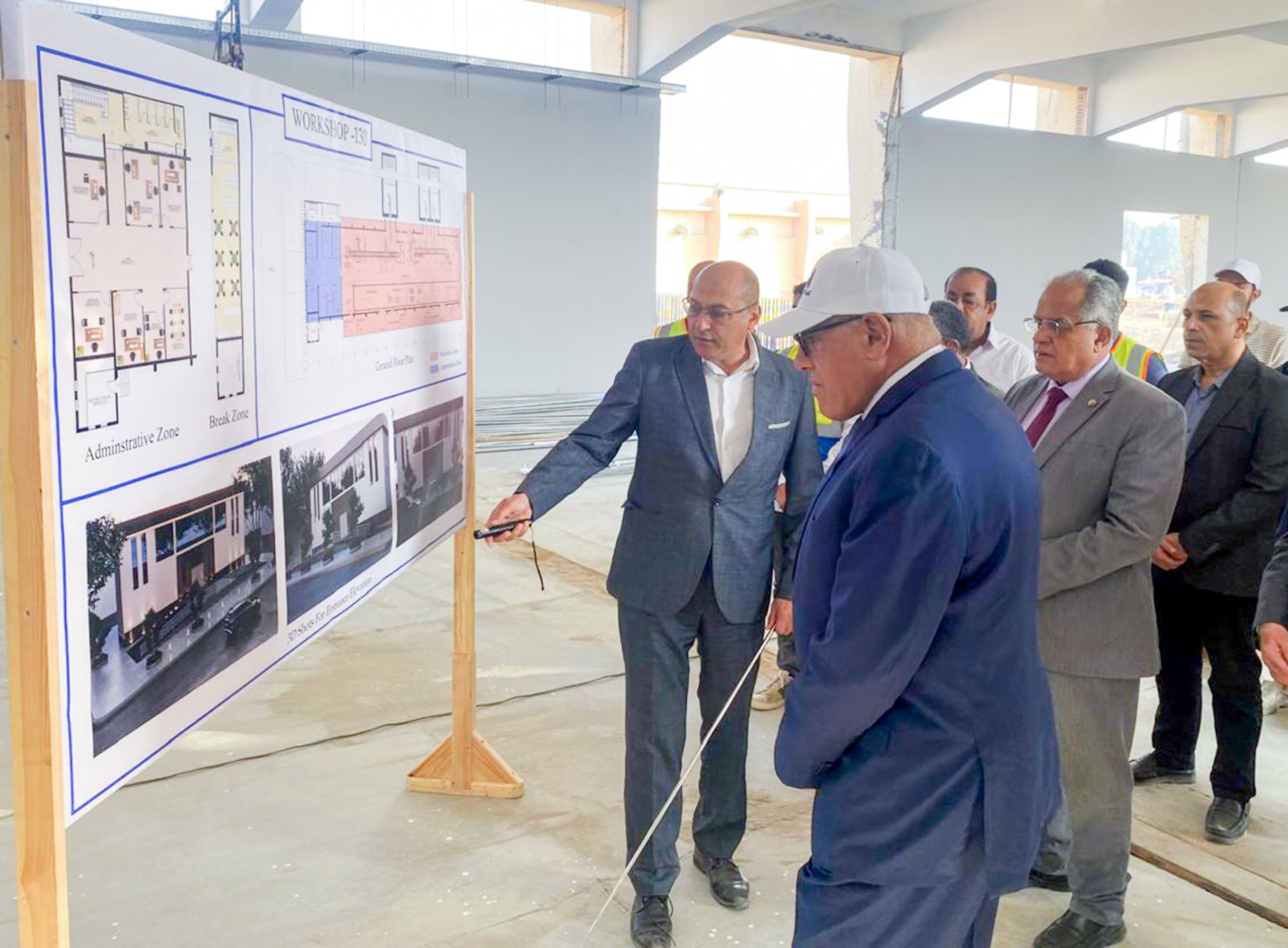 Chairman of the AOI inspects the construction and development works of production sites In the organization's factories and companies in Heliopolis