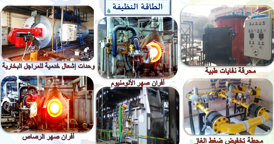 مشروعات الطاقه النظيفه ( محارق نفايات -افران صهر-أنظمة إشعال )