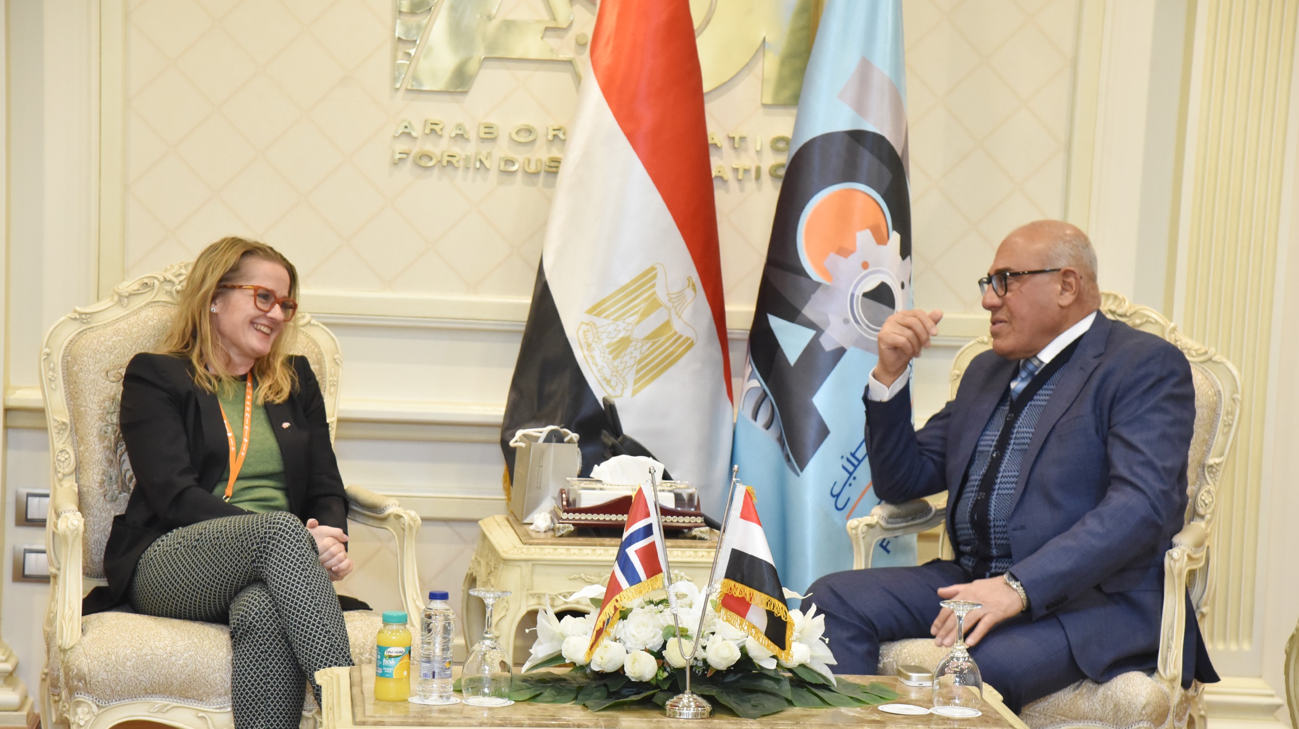 Discussions to enhance investment opportunities and open new horizons of cooperation between the AOI and major Norwegian companies in various fields of manufacturing.