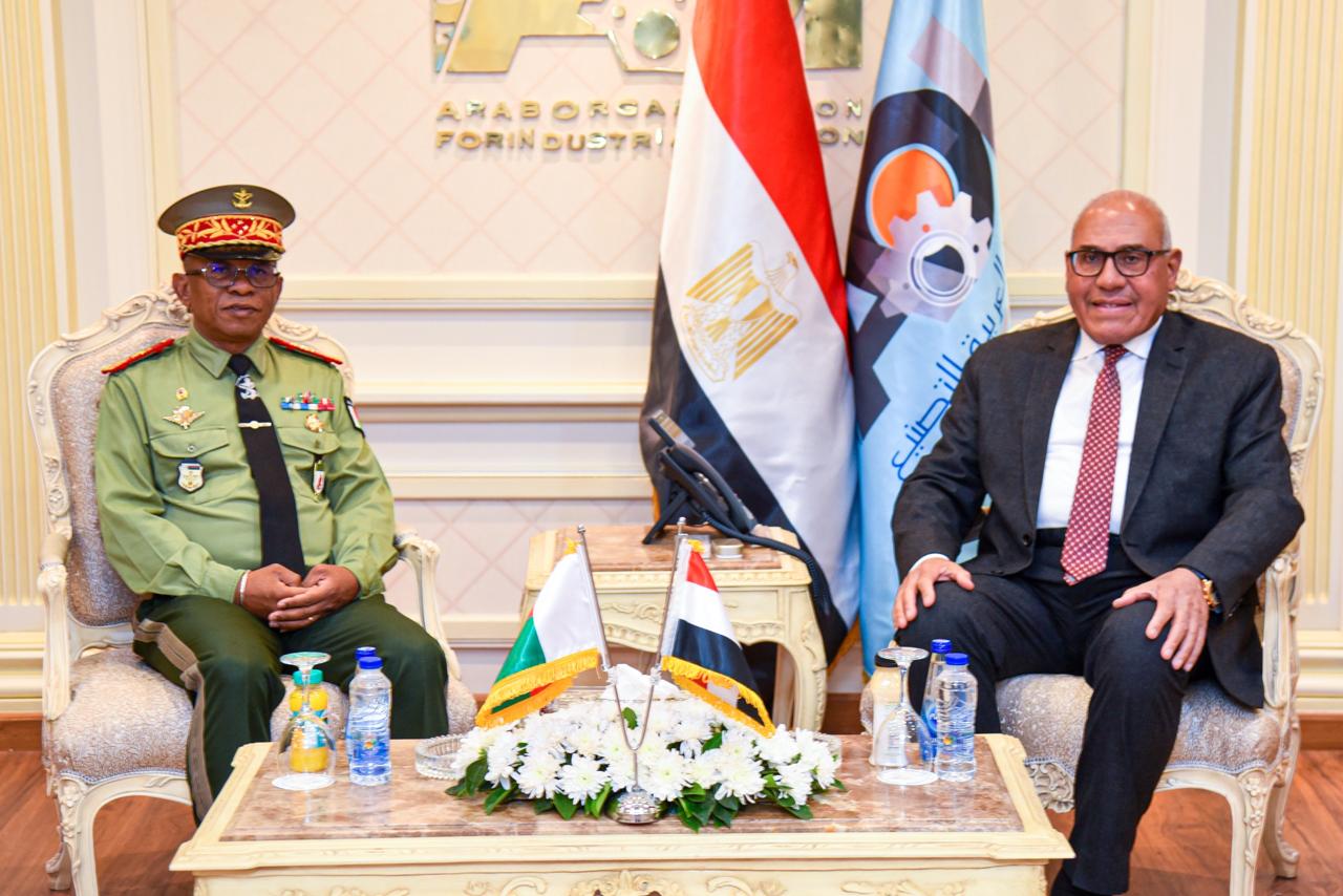 رئيس الهيئة العربية للتصنيع يبحث مع وزير الدفاع  بدولة مدغشقر   تعزيز مجالات التعاون في كافة مجالات التصنيع