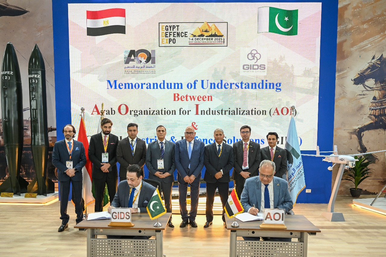 الهيئة العربية للتصنيع توقع مذكرة للتفاهم مع كبري الشركات الباكستانية