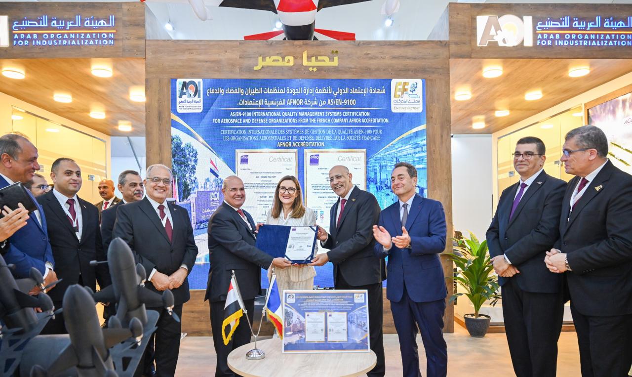 رئيس الهيئة العربية للتصنيع يؤكد خلال فعاليات معرض العلمين الدولي للطيران  والفضاء على أهمية  تعزيز التعاون والتوسع فى الشراكات في الصناعات الجوية والدفاعية