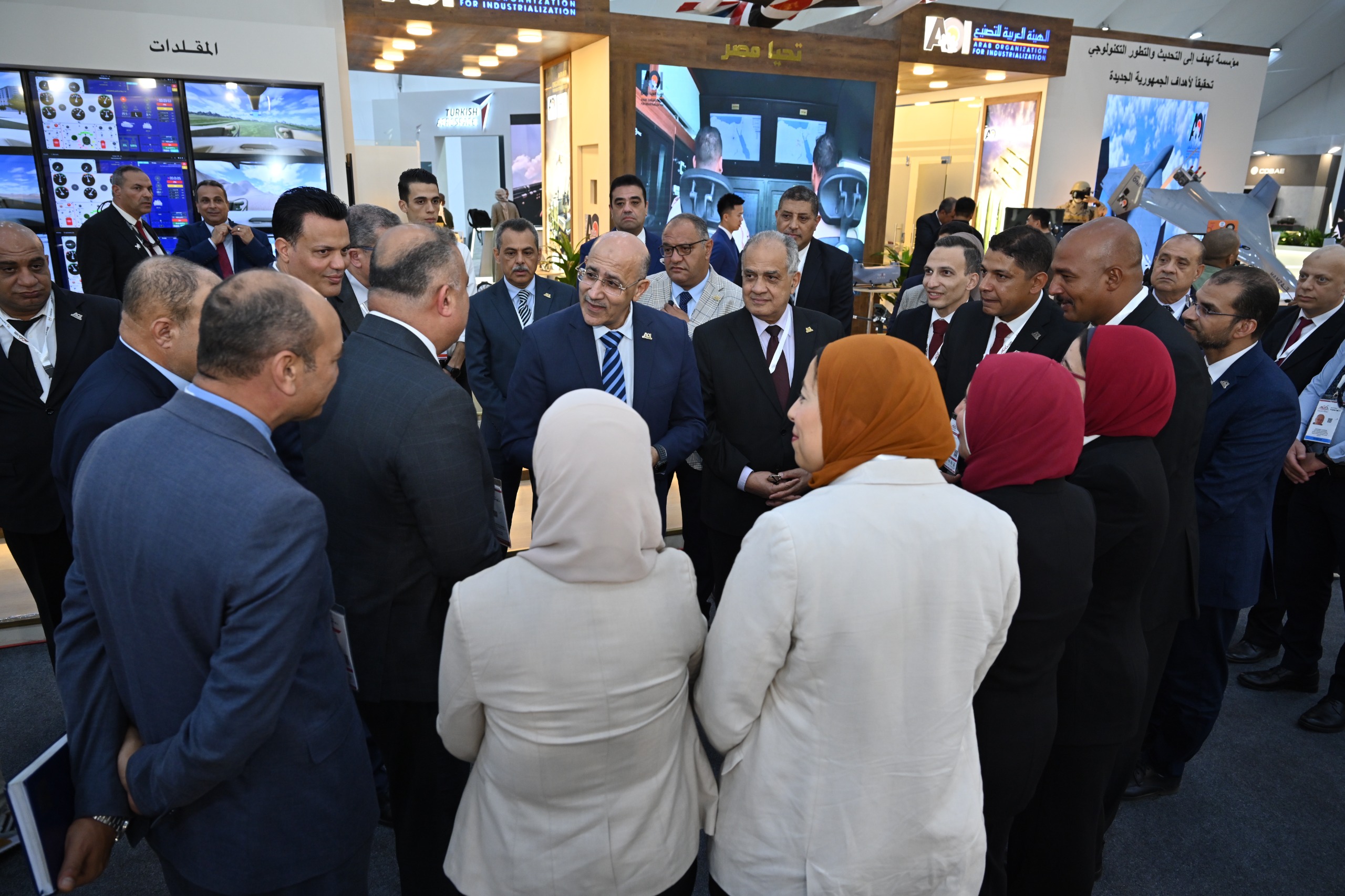 رئيس الهيئة العربية للتصنيع يؤكد خلال ختام فعاليات معرض مصر الدولي للطيران والفضاء على  الترحيب بزيارة الشركات العالمية لمصانع وشركات الهيئة