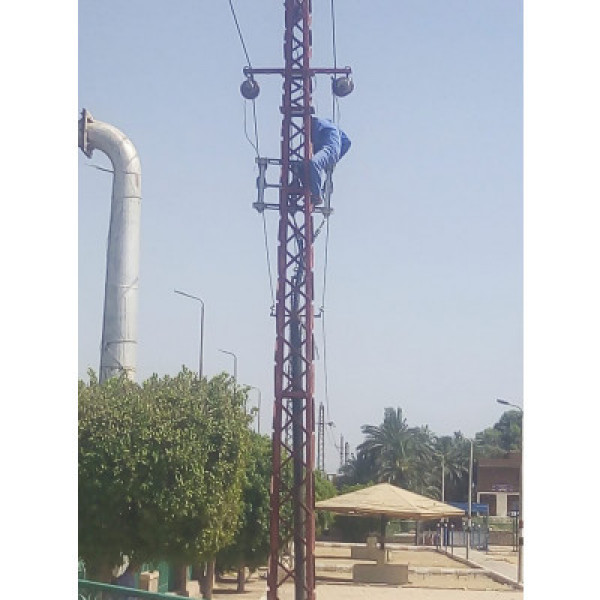 Manufacturing & Galvanizing Electrical Tower for medium pressure