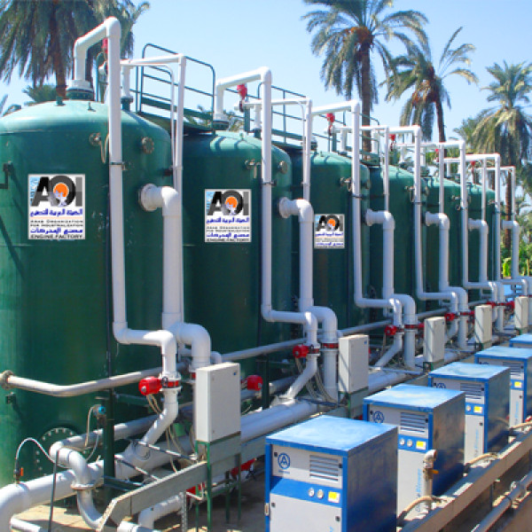 محطات معالجة مياه الأبار لأغراض الشرب (بإزالة الحديد والمنجنيز)