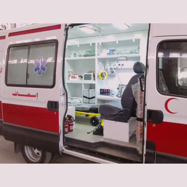 Ambulance With Medical furnishings