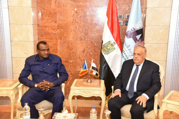 The Arab Organization for Industrialization receives the Minister of Defense and Security of the Republic of Chad