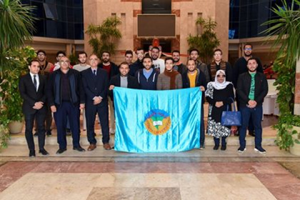 The Arab Organization for Industrialization receives students of Tanta University