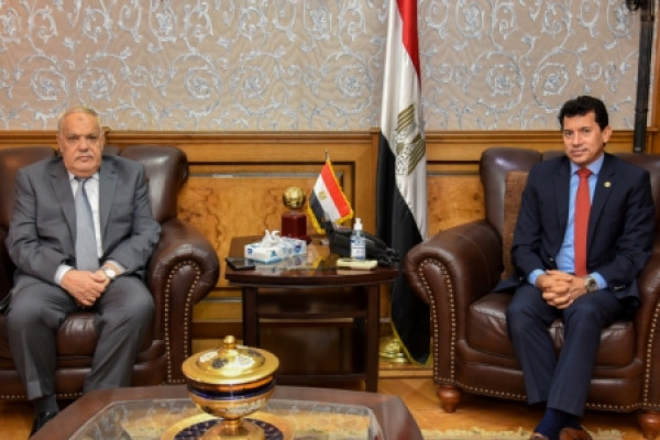 The Minister of Youth and Sports meets with the Chairman of the Arab Organization for Industrialization