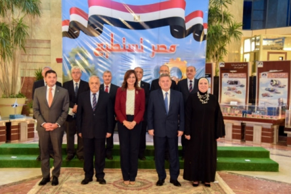 An expanded meeting of the ministers of immigration and industry and the business sector and the Chairman of Arab Industrialization