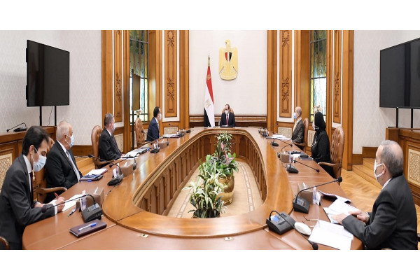 A presidential meeting to follow up the project of localizing electric vehicles and the national project for the manufacture of industrial production machines