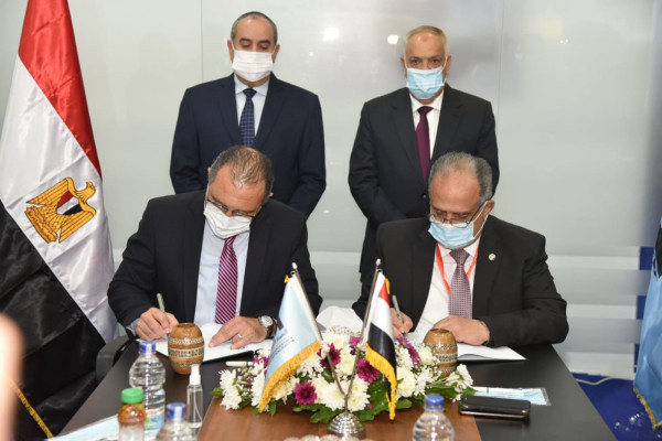 The Minister of Aviation witnesses the signing of the protocol to benefit from the distinguished industrial capabilities of Arabic for industrialization Overhauling EgyptAir aircraft engines