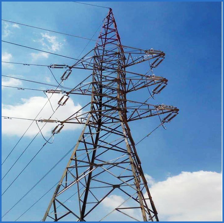 Construction of overhead transmission line that feeding substation 220 kv
